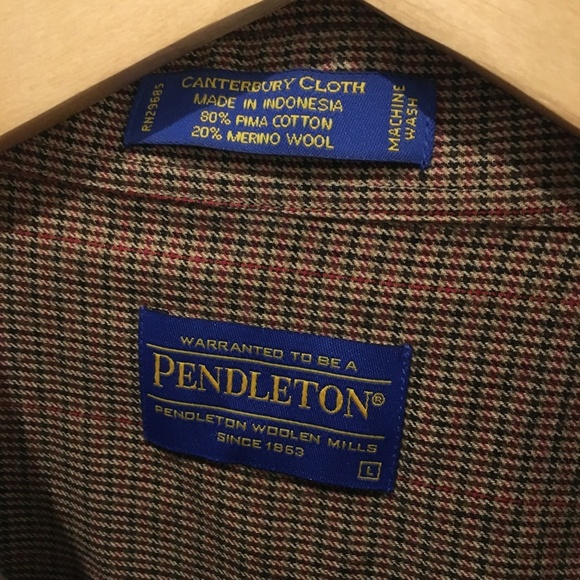 Vintage 90's Men's Pendleton Button Down Casual Dress Size Large - Picture 4 of 5